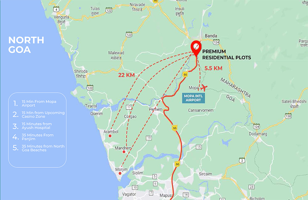 Yugen infra goa Location map