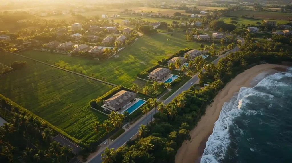 Plots in North Goa, buy land in Goa, luxury villas with private pools, and sea-facing villas in Goa for sale — best property investment of 2025.
