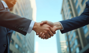 Real estate consultation with client